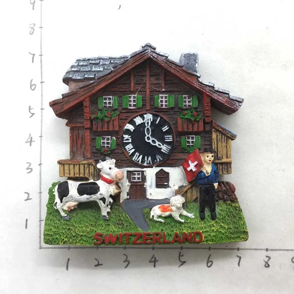 BABELEMI 1pc High Quality 3D Switzerland Tourist Souvenir Cuckoo Clock