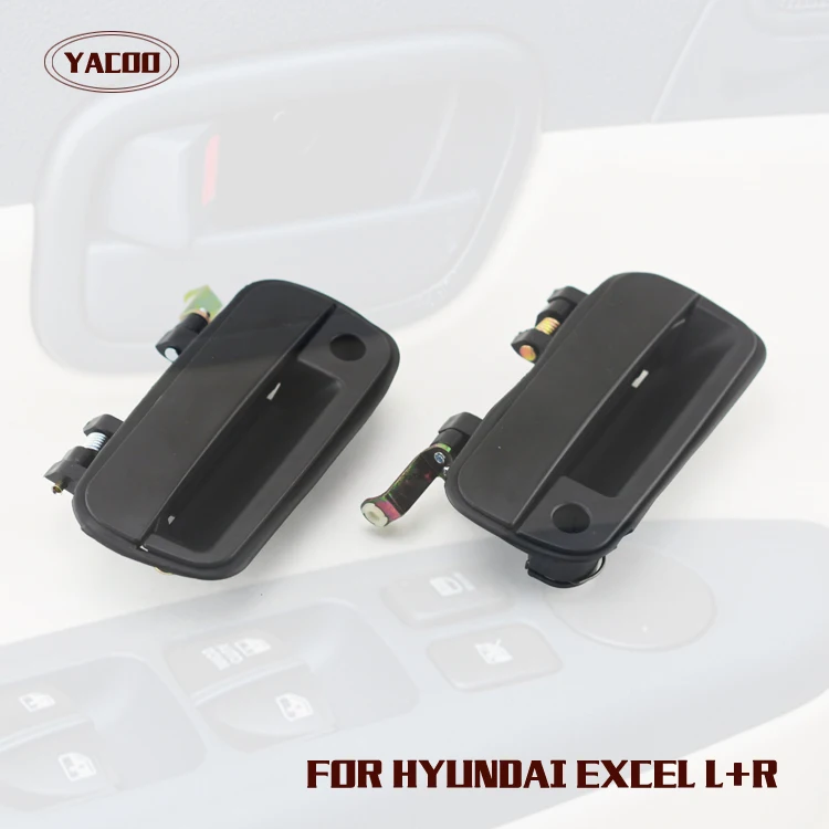 1 пара снаружи дверной ручки для hyundai excel oem: 82650-24010 82660-24010