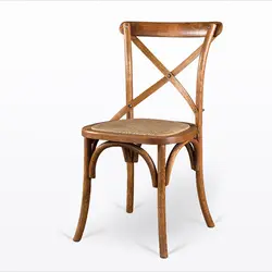 Американский Стиль село твердый деревянный стул ретро Обеденная спинка кресла Простой назад кирпич кресло бытовой Cafe сиденье