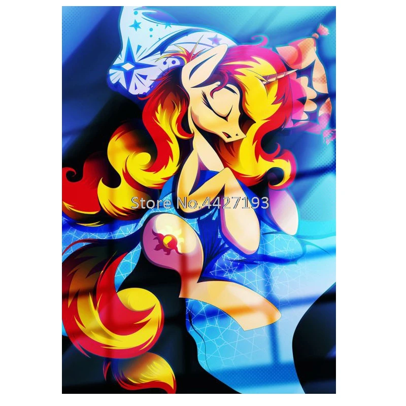 

Full Diamond Embroidery 5D DIY Diamond Painting little pony Diamond Painting Cross Stitch cartoon Rhinestone Christmas Gift