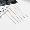 YUN RUO Anti-allergy Rose Gold Silver Color Simple Earring Line 316 L Stainless Steel Jewelry Fashion Woman Stud Earring Gift 2