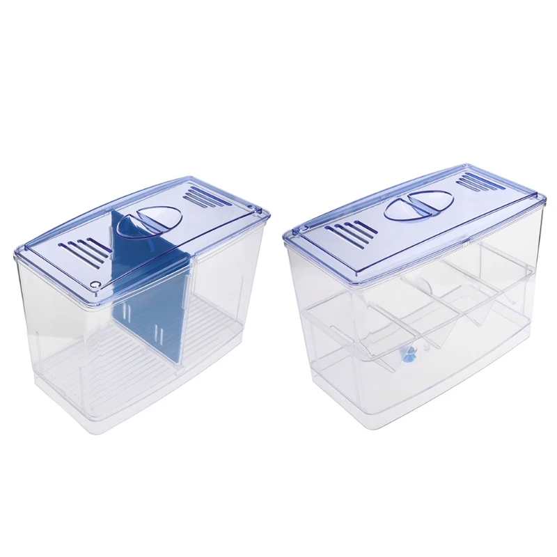 

Aquarium Incubator Fish Tank Clear Separative Box Breeding Feeding Hatchery Case