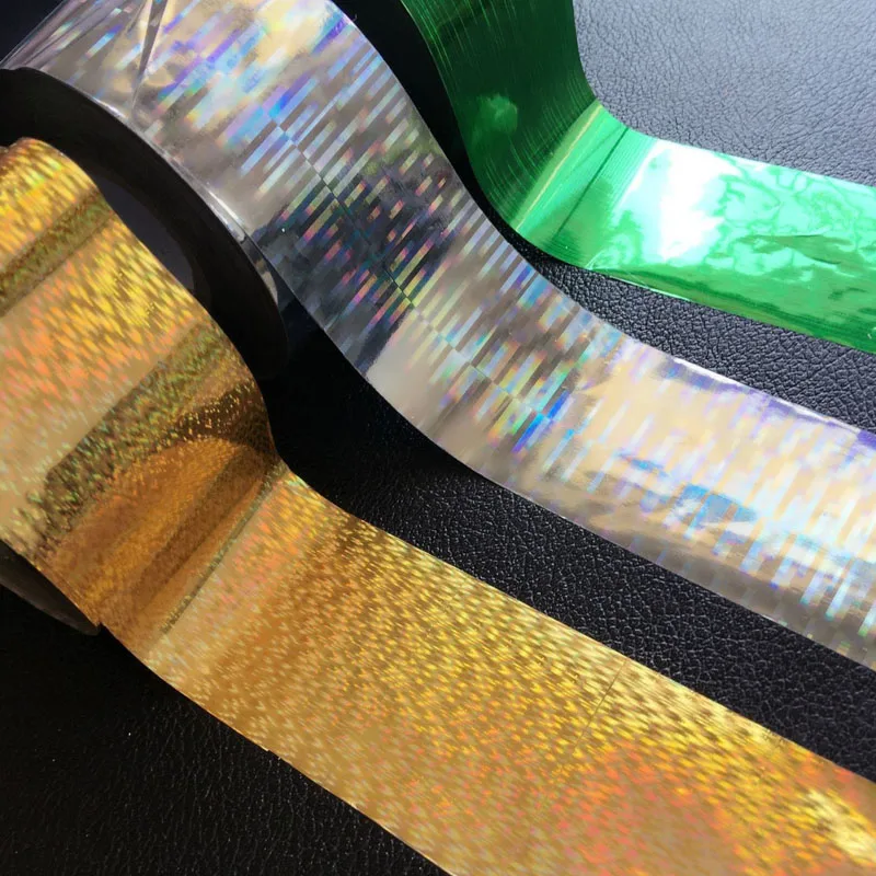 

1 roll 120m*4cm Holographic Nail Foil Rainbow Transfer Foil Sticker Finger Wraps Nail Art DIY Adhesive Manicure Beauty Decals