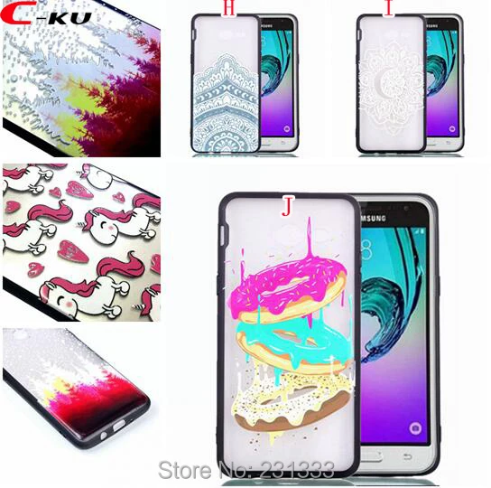 Жесткий чехол C ku из ТПУ с рельефным рисунком для Samsung Galaxy J3 J5 J7 2017 A3 A5 A8 PLUS 2018 S8 NOTE 8