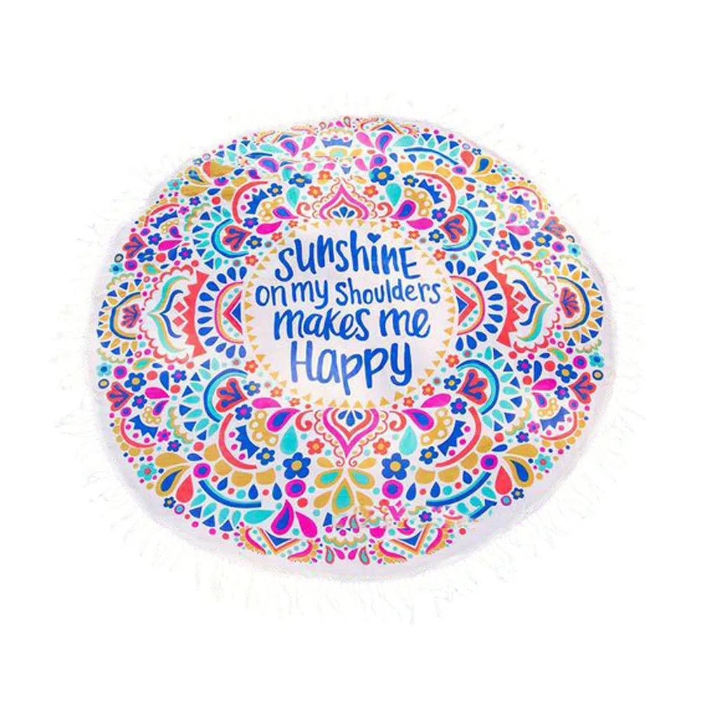 

High Quality Round Hippie Tapestry Beach Throw Beach Cover Up Bikini Boho Summer Dress Swimwear Bathing Suit Kimono Tunic