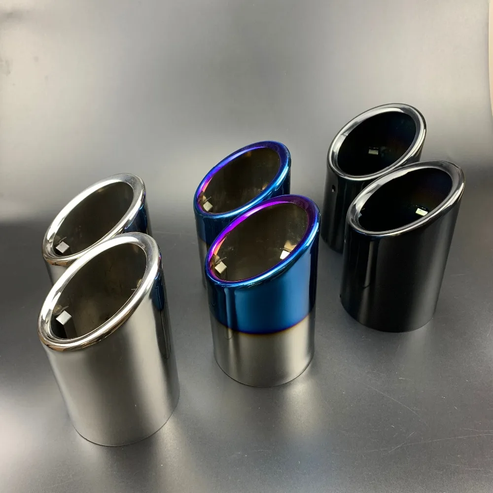 

2Pcs New Stainless Steel Rear Exhaust Muffler Tip Pipe TailPipe For Audi A5 2door Coupe 2.0 2008 2009 2011 2012 2013 2014