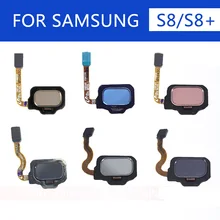 Кнопка меню «Домой» сенсорный датчик отпечатков пальцев гибкий ленточный кабель для samsung S8 G950 G950F G950U S8 Plus G955 G955F G955U