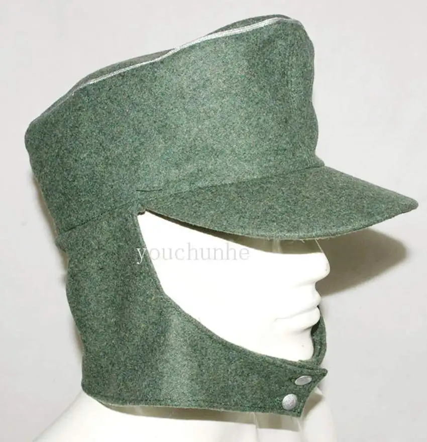 Military WWII WW2 German WH EM M43 Wool Panzer Field Cap Sizes-GM030