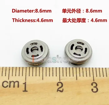 

LN004237 2pcs 8.6mm Speaker Unit For Earphone Headset Repair Update DIY Custom