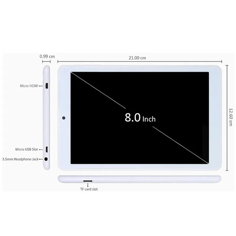 Новый Teclast P80H 8 0 дюймов 4G планшетный ПК Android 7 MTK8163 1 3 ГГц четырехъядерный процессор