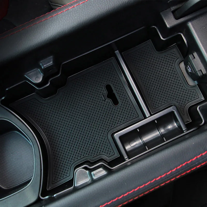 

Do Promotion! Newest Interior Armrest Storage Box Holder for Honda Civic 2016-2018 Center Console Organizer Tray