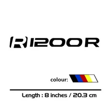 Novas Rodas de Bicicleta Carenagem Do Tanque de Combustível Da Motocicleta Bagagem Capacete MOTO Decalques Etiqueta Para A BMW R1200R R 1200R