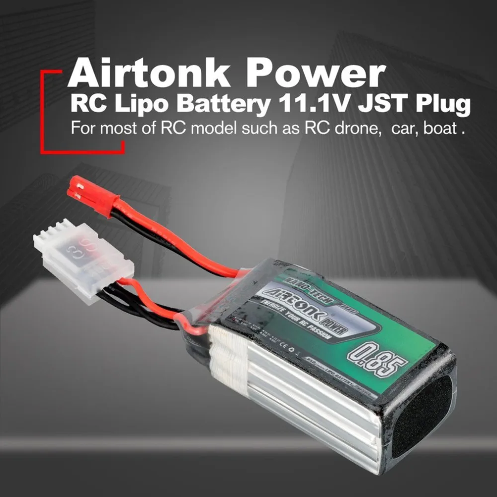 

Airtonk Power 30C 3s 1P Lipo Battery JST Plug Rechargeable for RC Racing Drone Quadcopter Helicopter Car Boat