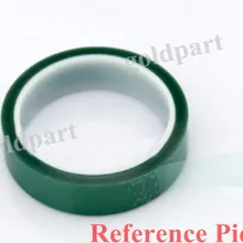 Промо-акция! 3x 15 мм* 33 м* 0,06 мм зеленый ПЭТ высокой температуры. Устойчивая клейкая лента для гальванического покрытия, порошковая маска# EC61