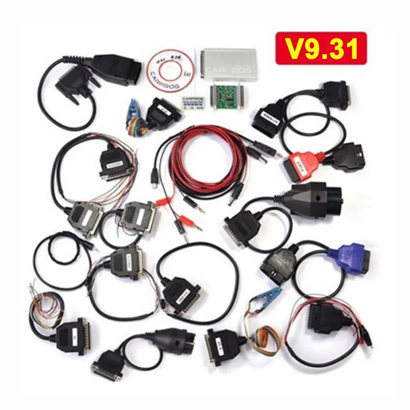 

ObdTool Top Rated Carprog V9.31 Carprog With All Software Activated and All 21 Adapters Professional Car Prog Programmer LR10