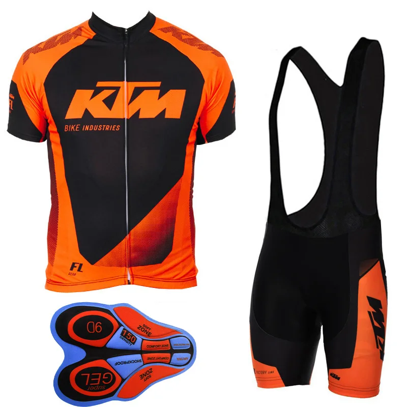 

Cycling Jersey New Men Short Sleeve Breathable Maillot Ropa Ciclismo MTB Sportwear Bike Clothing bib shorts 9D gel pad I15