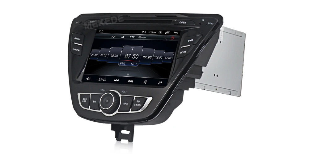 Cheap MEKEDE Android 8.1 Car GPS Multimedia Navi Stereo Player For HYUNDAI  ELANTRA 2014 with Quad-core support Bluetooth wifi 16