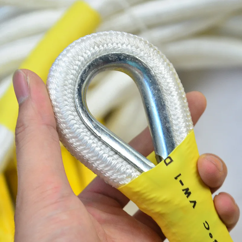 5M Rescue Rope Ladder 17FT Escape Ladder Emergency Work Safety Response Fire Rescue Rock Climbing Escape Tree Outdoor Protection