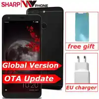 オリジナルシャープ B10 A2 Lite 4 4G LTE 3 ギガバイト 32 ギガバイト MT6750 オクタコア 5.7 インチ HD 1440 × 720 スクリーンデュアルリアカメラ携帯電話