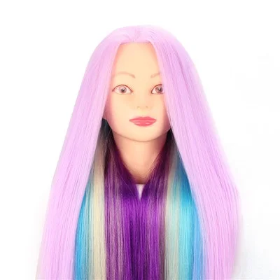rainbow hair mannequin