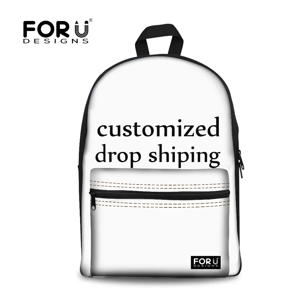 

FORUDESIGNS Custom Unique Backpack High Middle School Children Kids Bagpack Canvas Teenager Boys Girls School Backpack Mochila