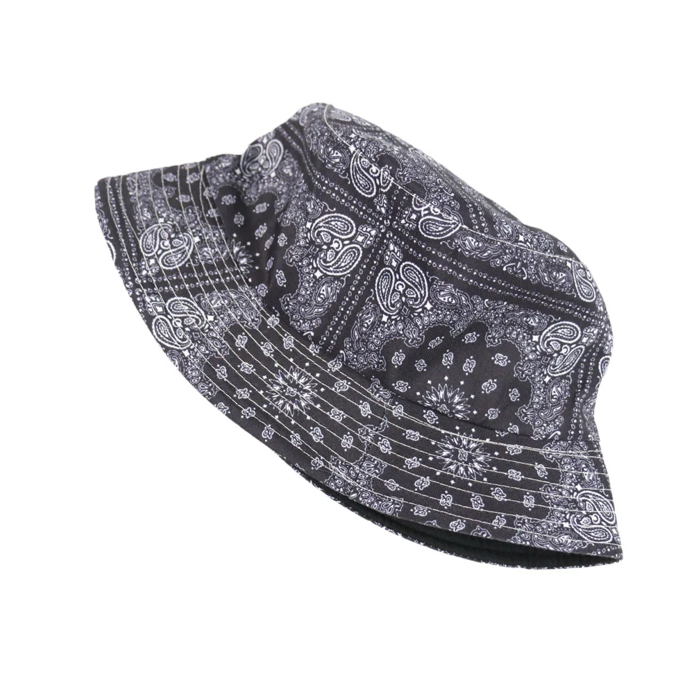 Hip Hop Bucket Hats Black Chapeau Caps 