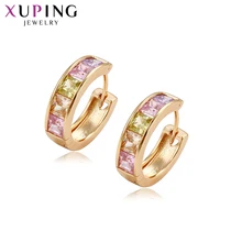 Xuping ювелирные изделия Модные элегантные серьги с синтетическим кубическим цирконием для женщин День Святого Валентина ювелирные изделия подарок Y15-20350