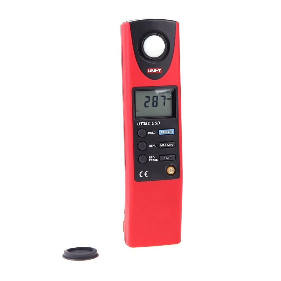 

High quality UNI-T UT382 Split Light Luxmeter Meters 20-20000 Lux Lumen Digital Illuminometer USB Transfer