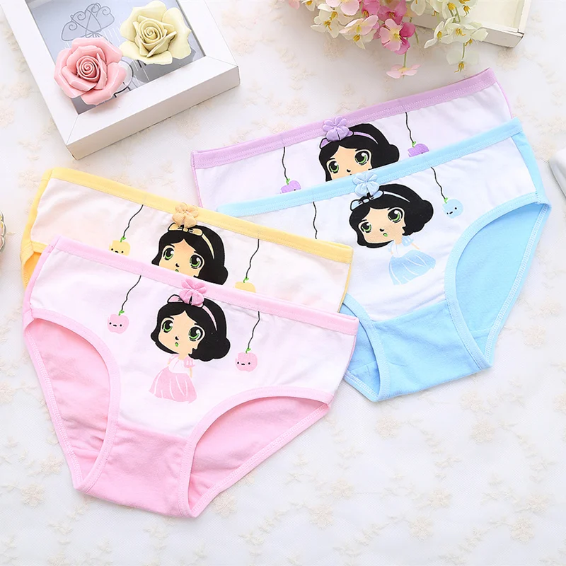 4 шт./Лот Детские брифы|girls underwear|girls cartoon underweargirl underwear lot |