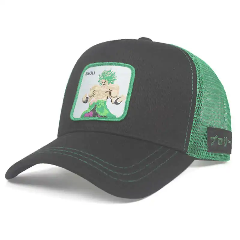 Бренд Dragon Ball Z Goku VEGETA MAJIN Snapback оберточная Стеклопластиковая Мужская и Женская Хип-хоп шляпа для папы грузовая сетчатая шапка дропшиппинг