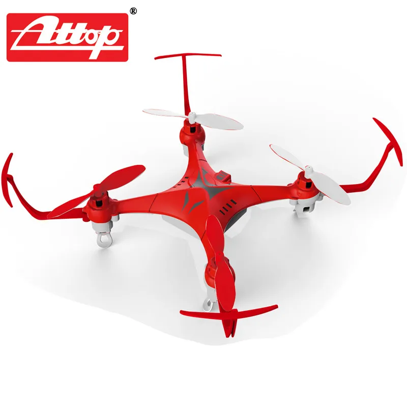 

Attop A1 2.4G 4CH 6-Axis Gyro RTF 3D Inverted Flight RC Quadcopter 180 / 360 Degree Flips Aircraft Drone Toy VS Eachine H8S E010