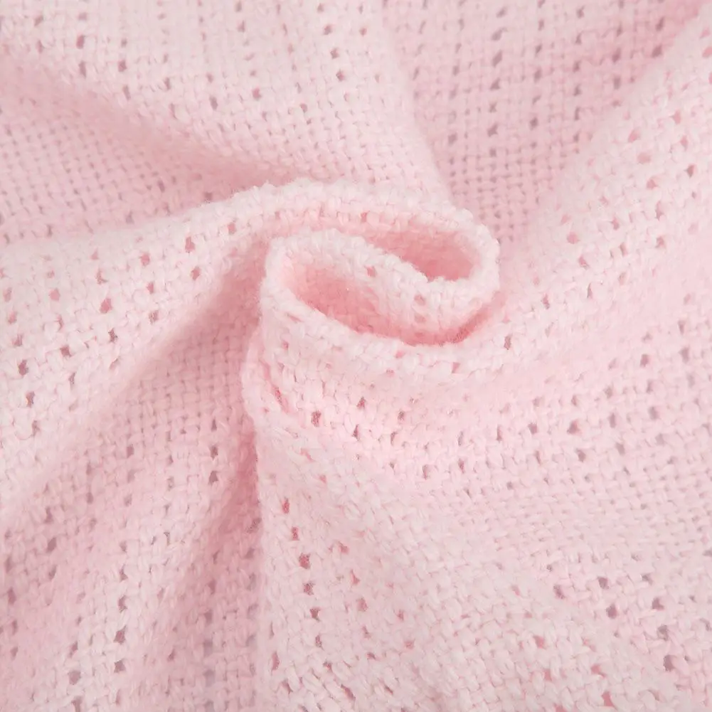 70*90 см одеяльца для новорожденных хлопок спальное одеяло младенца мягкая пеленка; Банное полотенце подарок - Цвет: Розовый