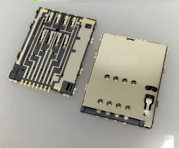 2 шт./лот держатель для считывателя sim-карт Разъем Samsung W899 W999 S5750E P7500 I8530 P6800 S5250 P7100