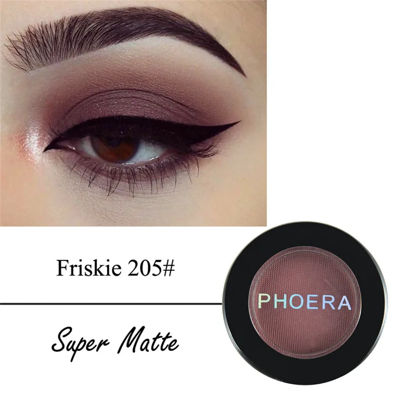 Матовые тени для век PHOERA профессиональные косметические косметический