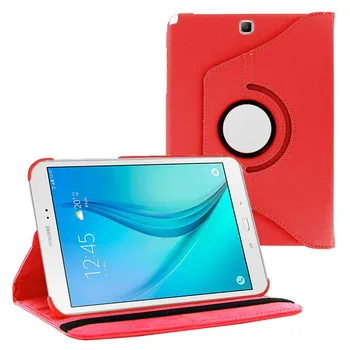 

360 Degree Rotating Case For Samsung Galaxy Tab A 9.7inch T550 Cover TabA 9.7 SM-T550 T551 SM-T555 PU Leather Tablet Case Glass
