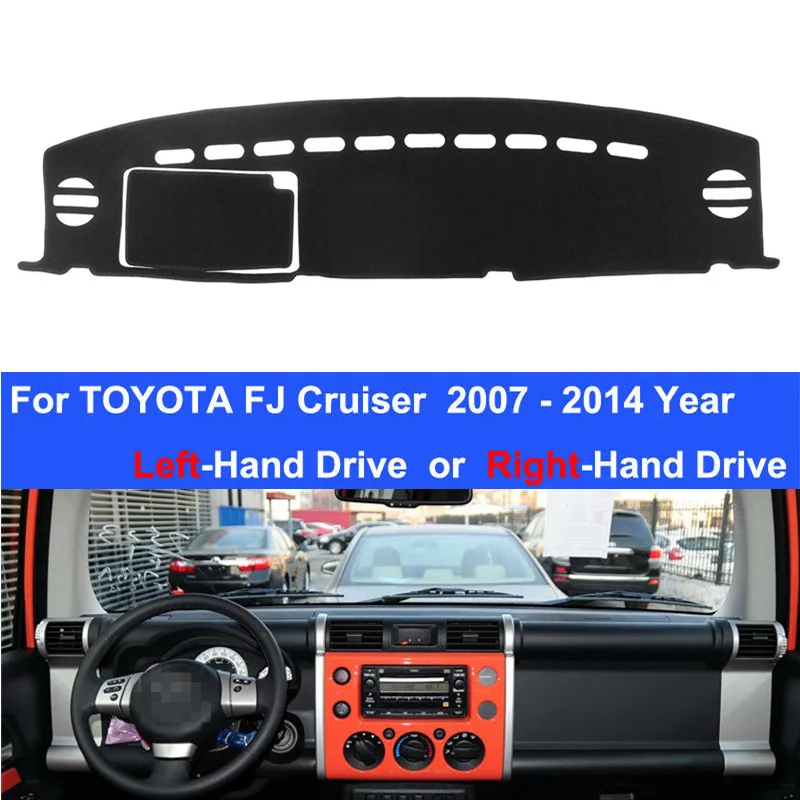 

Car Dashboard Cover Mat Pad Sun Shade Instrument Carpet For Toyota FJ Cruiser 2007 2008 2009 2010 2011 2012-2014 Car Accessories