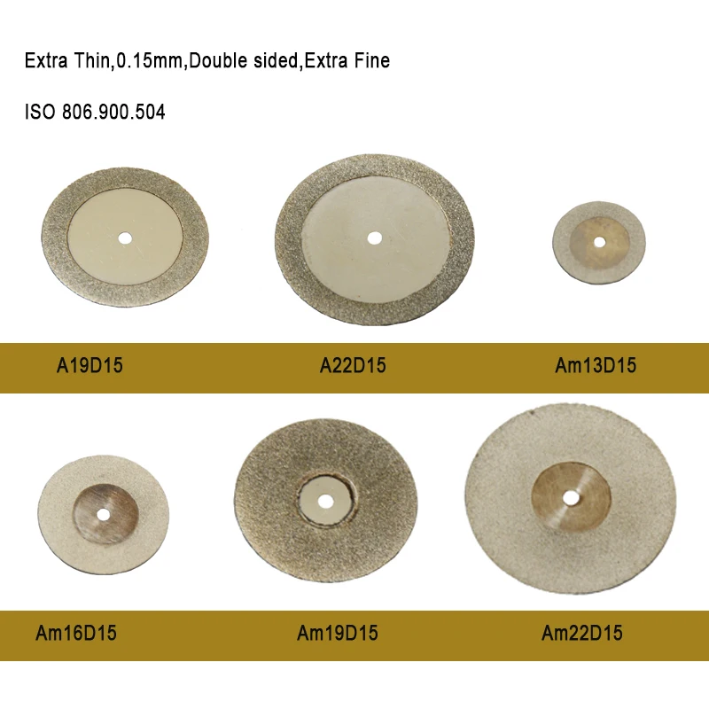 10 шт./партия стоматологические режущие диски для фарфоровых скайс-дисков с Экстра тонкими алмазные диски 0,15 мм