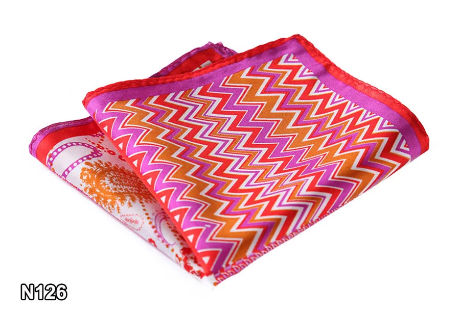 New-N126 HN12R1)  Red Herringbone Paisley Dot 26cm (6)