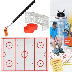 Туалет хоккейная игра антистресс Изысканная забавная развивающая игра ледяной Хоккей образовательная игра для детей день рождения игра
