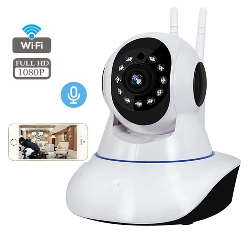 

wireless ip camera wi-fi 1080P 2MP home surveilance camera hd indoor 360 CCTV PTZ Onvif DV recording Security Surveillance ipCam