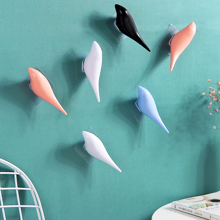 Novelty 3D Bird Shape Wall Hooks Multi-purpose Hook Hanger Home Decor Hat Bag Coat Hanging Rack for Living Room Bedroom | Дом и сад