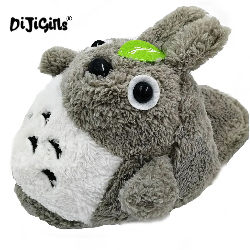 

DIJIGIRLS Plush Slippers With Leaf Pantoufle Femme Women Shoes Woman House Animal Warm Big Animal Woman Funny Adult Slippers
