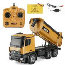 2,4G 10CH пульт дистанционного управления Rc инженерный Перевозчик грузовик самосвал с радиоуправлением самосвал строительный грузовик
