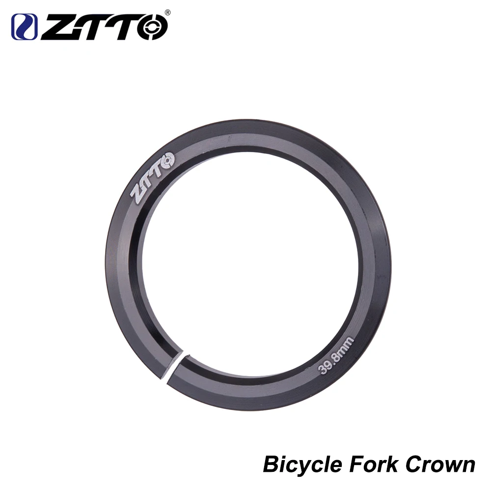 Bicycle Tapered Fork Open Crown Aluminum Alloy Headset Base ring Spacer Diameter for 1.5 inch Fork 52mm 54mm Bike Headset