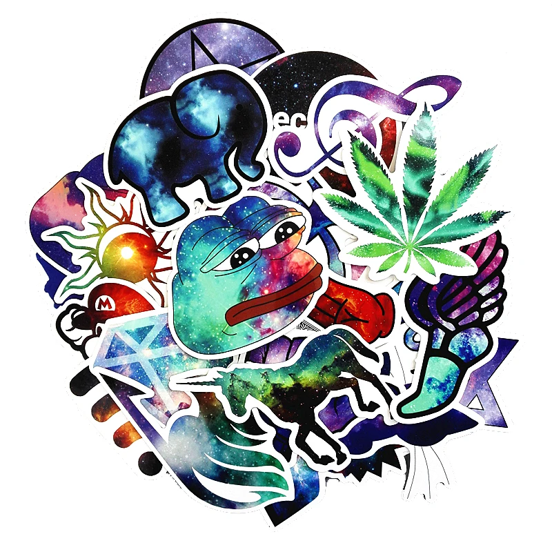 TD-ZW-28Pcs-Lot-Galaxy-Color-Waterproof-Sticker-For-Car-Laptop-Trunk-Skateboard-Guitar-Bicycle-Decal