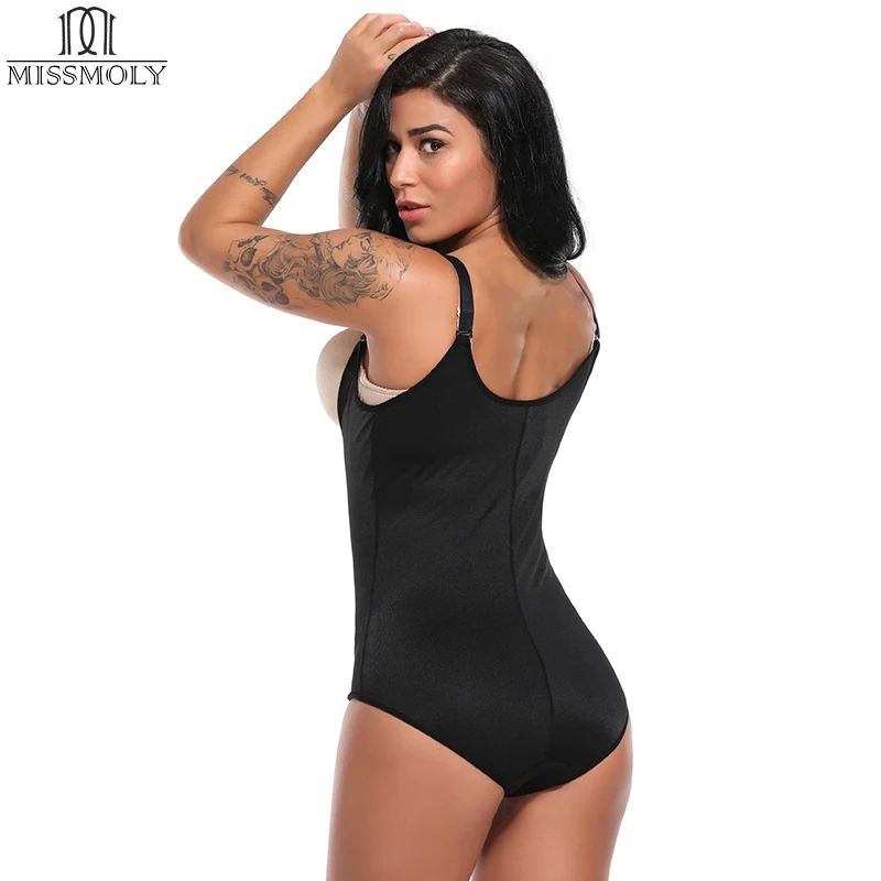 Мисс Moly латекс Body Shaper Cincher корректирующее белье моделирование пояса талии тренер грудью боди на молнии ShapersTummy корсет для похудения