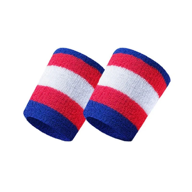 1 Pair Sports Safety Elastic Wristband Support Wrist Wraps Bandages Brace for Gym font b Fitness