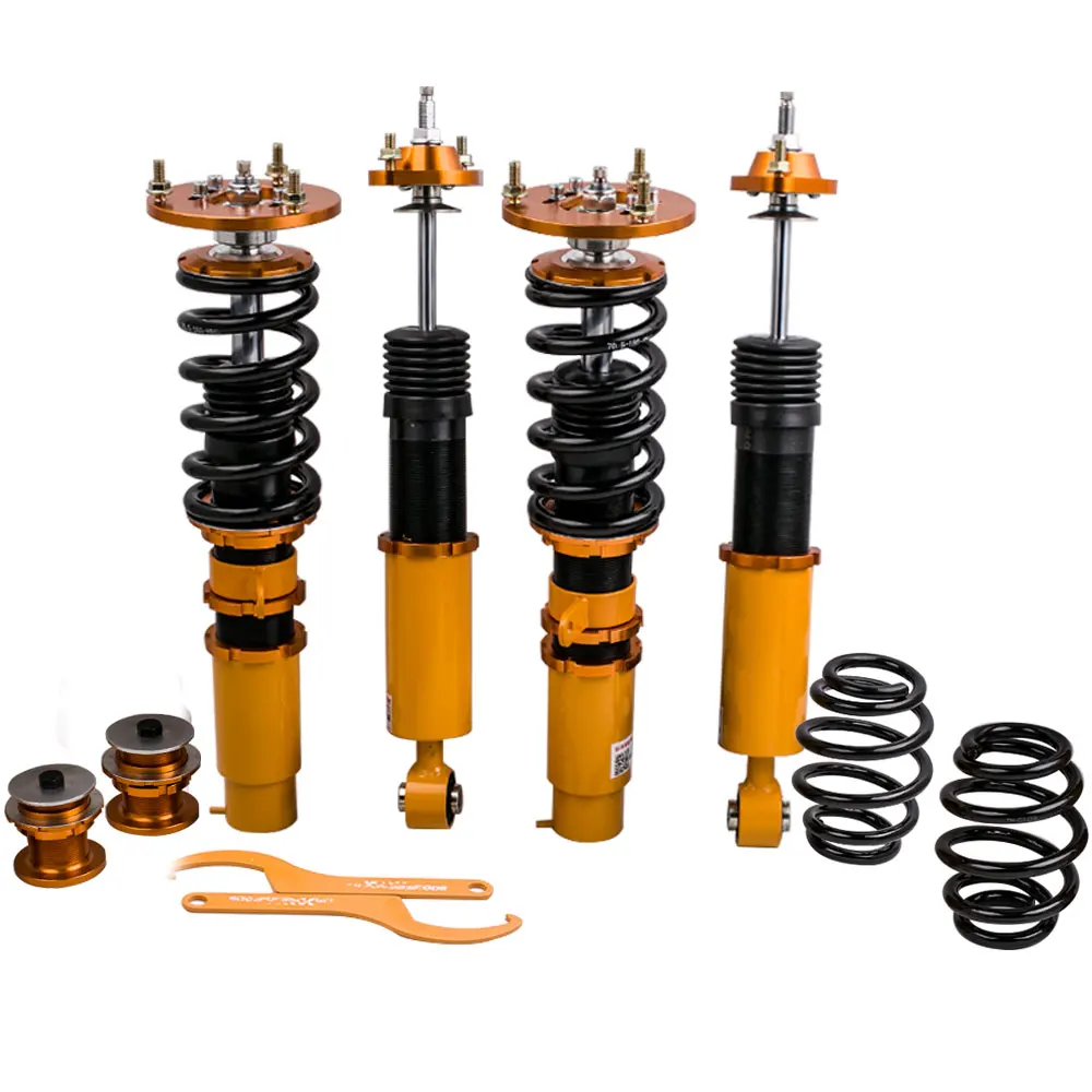 

Full Coilover Spring Shock Absorber for BMW 3 Series E46 320 323 328 M3 320i 323i 323Ci 325i Adj. Height Suspension Spring