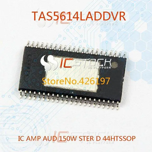 Free Shipping TAS5614LADDVR IC AMP AUD 150W STER D 44HTSSOP 5614 ...