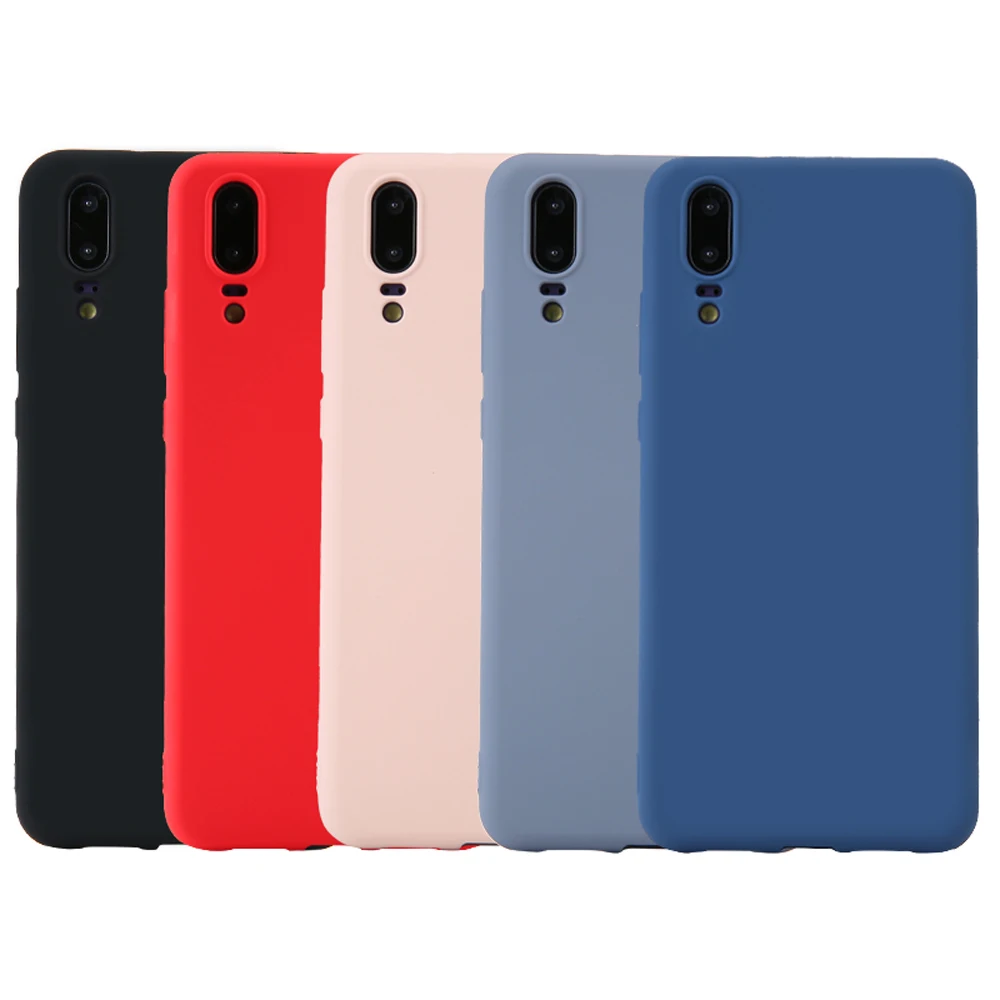 Original Liquid Silicone Case For Huawei P30 Pro Soft Gel Rubber Phone Cover Protective P20 Lite Nova 3E 4E Capa | Мобильные